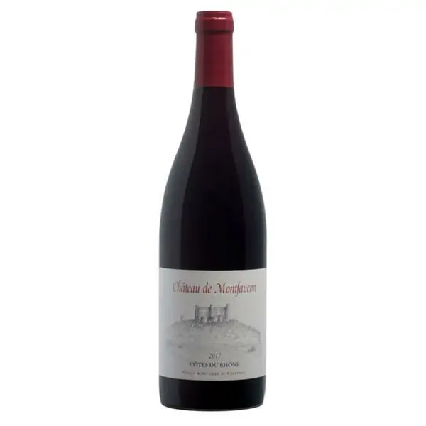 la côte chateau de montfaucon vin rouge cote du rhone lirac