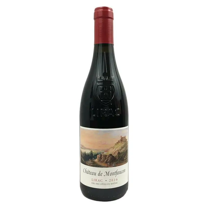 Vin-rouge-chateau-de-Montfaucon-Lirac-2016-produits-de-provence-wine-red vin rouge Lirac pas cher montfaucon vin du chateau de montfaucon